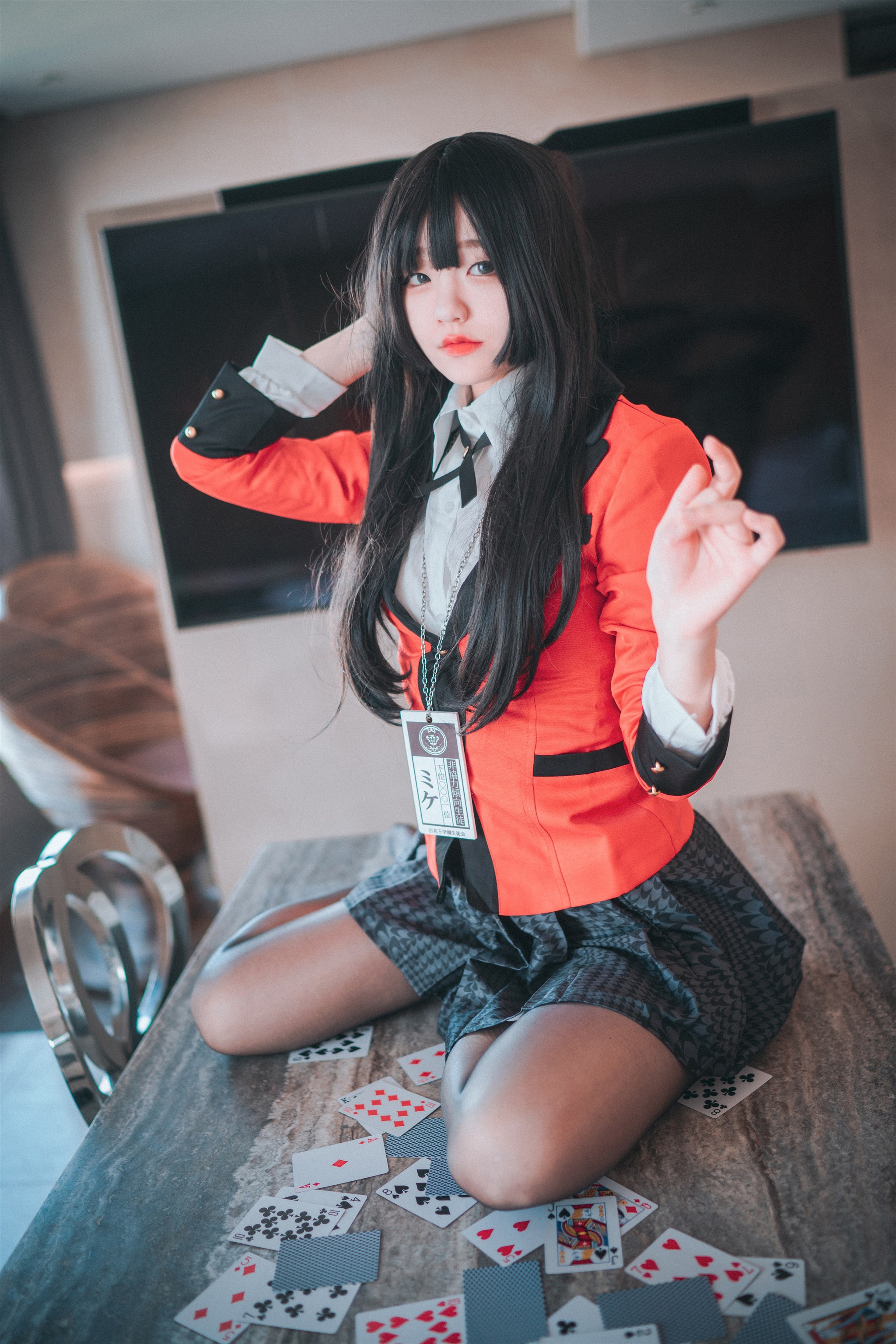 图片[1]-Jenny – NO.037 (정제니) DJAWA-Gambling with Yumeko[29P]-XikXak